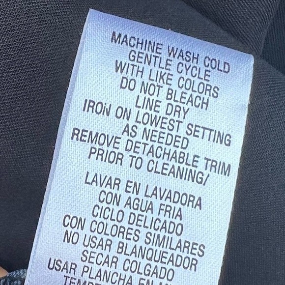 Studio I Black, White and Yellow Dress with Dots, Belt and pockets Size 14 - Picture 6 of 9